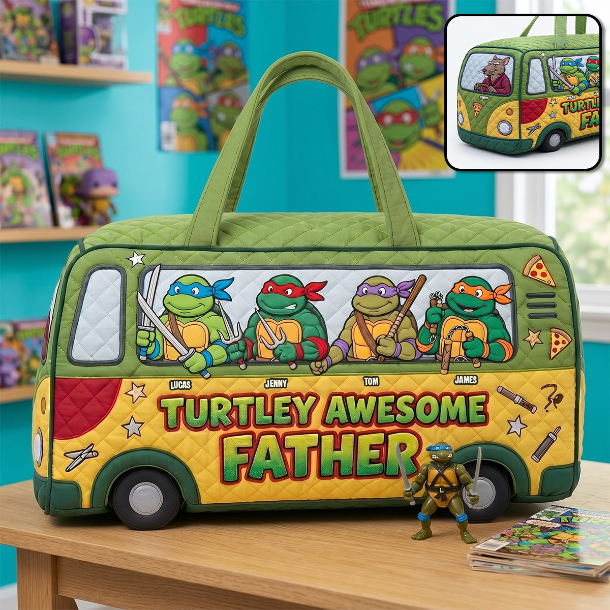 Awesome Father Duffle Bag - Personalized Gifts For Dads 02natn210426-Homacus