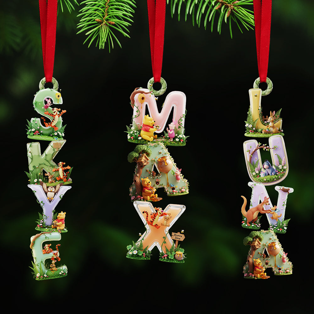 Lovely Alphabet Name Acrylic Ornament, Personalized Gifts For Christmas 02pata291025-Homacus