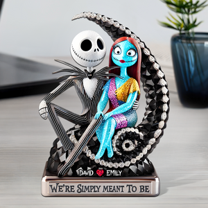 Haunting Sweethearts Acrylic Plaque - Personalized Gifts For Couple 02tgpu270525-Homacus