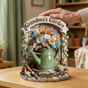 Grandma's Garden Acrylic Plaque - Personalized Gifts For Mom and Grandma 05tymg050326-Homacus