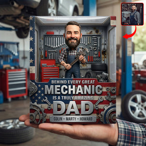 Amazing Mechanic Dad Acrylic Plaque - Custom Photo Gifts For Dads 04paqn260326-Homacus