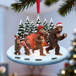Sasquatch Family Christmas Ornament Personalized Gifts For Family 02natn291025-Homacus