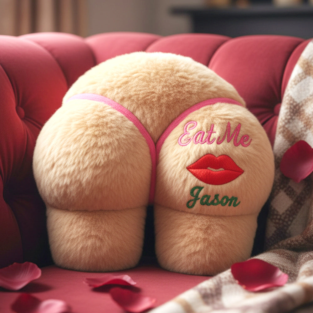 Cheeky Butt Pillow Personalized Funny Gifts For Couple 02natn111125-Homacus