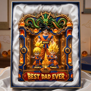 Legendary Dad and Kids Acrylic Plaque - Personalized Gifts For Dad 01TYDH080526-Homacus