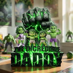 The Strongest Dad Acrylic Plaque - Personalized Gifts For Dads 02palu020526-Homacus