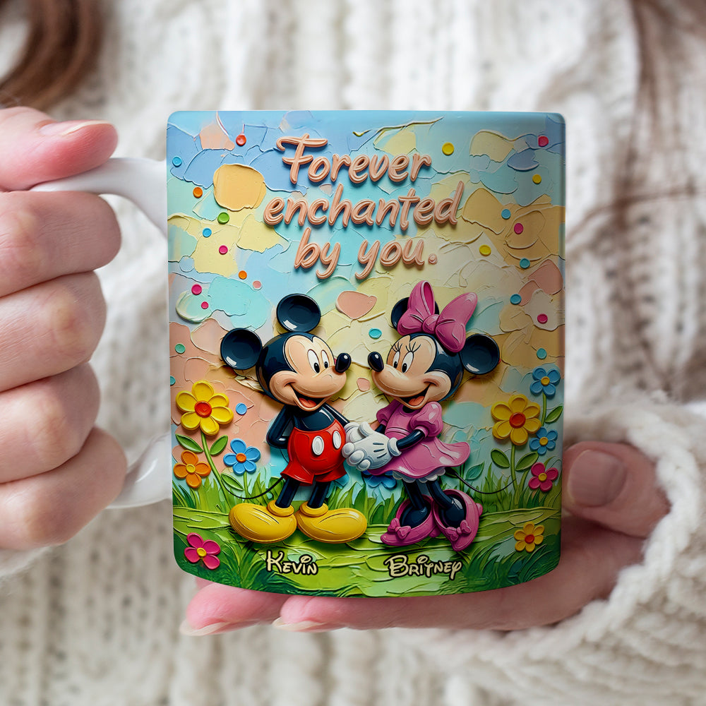 Forever Enchanted Mug Personalized Gifts For Couple 02OHDT180625-Homacus