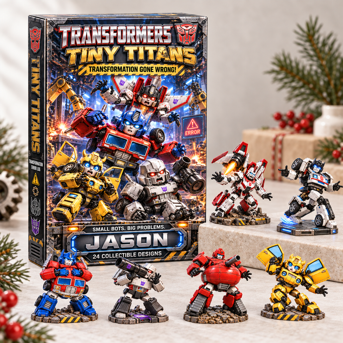 Cyber Warriors Advent Calendar Blind Box - Personalized Christmas Gifts 06haqn211026-Homacus