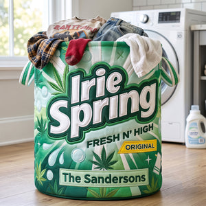 Laid-Back Stoner Laundry Basket - Personalized Gifts 03hutn110726-Homacus