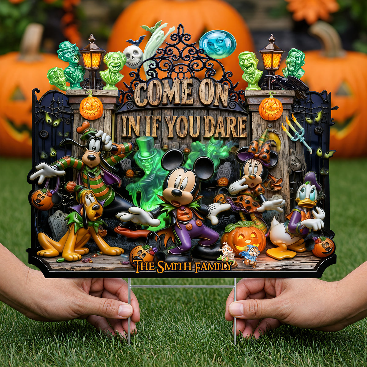 Scared Squad Yard Sign - Personalized Halloween Decor 03QHDT030826