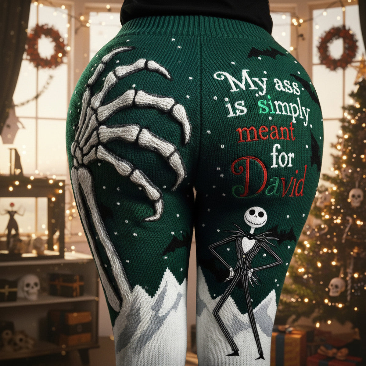 Skeleton Hand Leggings - Personalized Gifts For Her 05TGLU081125-Homacus