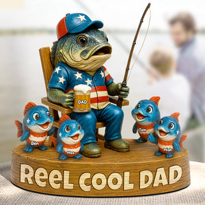 Fishing Dad Acrylic Plaque Personalized Gifts For Dad 01XQDT180425-Homacus
