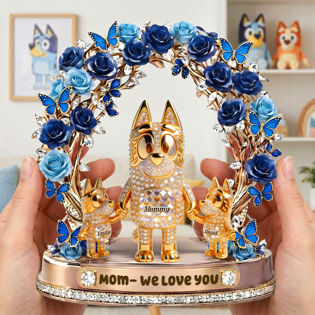 Mom We Love You Acrylic Plaque - Personalized Gifts For Mom 03ohqn160426-Homacus
