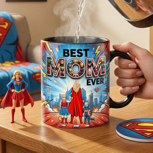 Mom Boss Energy Magic Ceramic Coffee Mug - Personalized Gifts For Mom 04NATN100426-Homacus