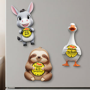 Animals Coworker Acrylic Fridge Magnet - Personalized Gifts For Coworker 02nata021225-Homacus