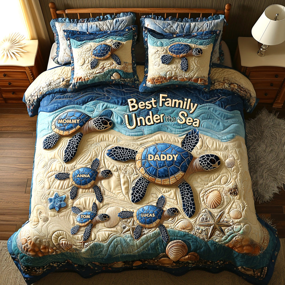 Personalized Gifts For Family Quilt Bedding Set 05tgtn120425-Homacus