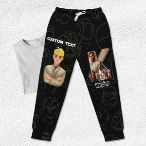 Personalized Gifts For Movie Lovers Sweatpants Custom Letter Alphabet 03XQLU140225HG-Homacus