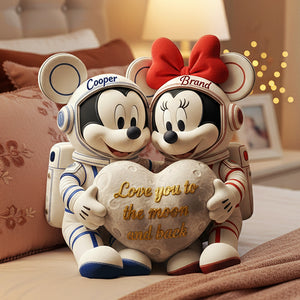 Astronaut Couple Custom Shape Pillow - Personalized Gifts For Couple 04pata151125-Homacus