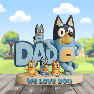 Cartoon Dad Acrylic Plaque - Personalized Gifts For Dad 02NATN180425-Homacus
