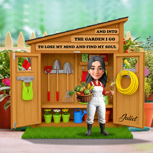 Garden Girl Acrylic Plaque Personalized Gifts For Farmers 03OHDT090625-Homacus