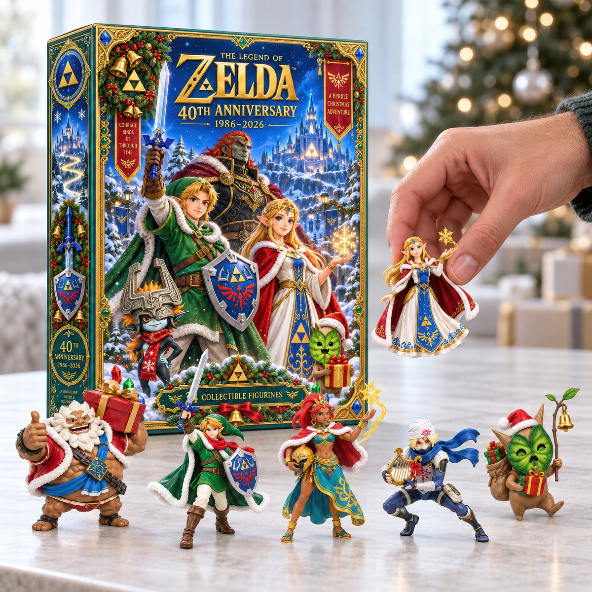 40th Years Of The Myth Christmas Advent Calendar Blind Box - Personalized Gifts For Game Lovers 011tyqn240926