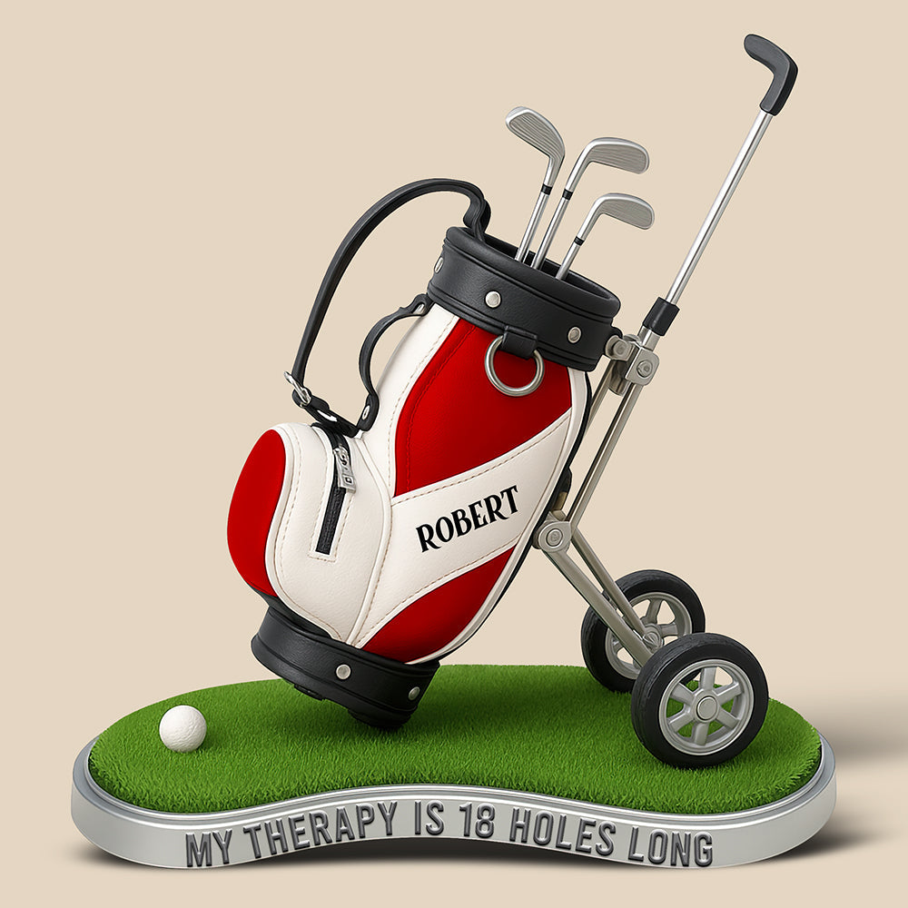 Golf Therapy Acrylic Plaque - Personalized Gifts For Golf Lovers 01ohqn260625-Homacus