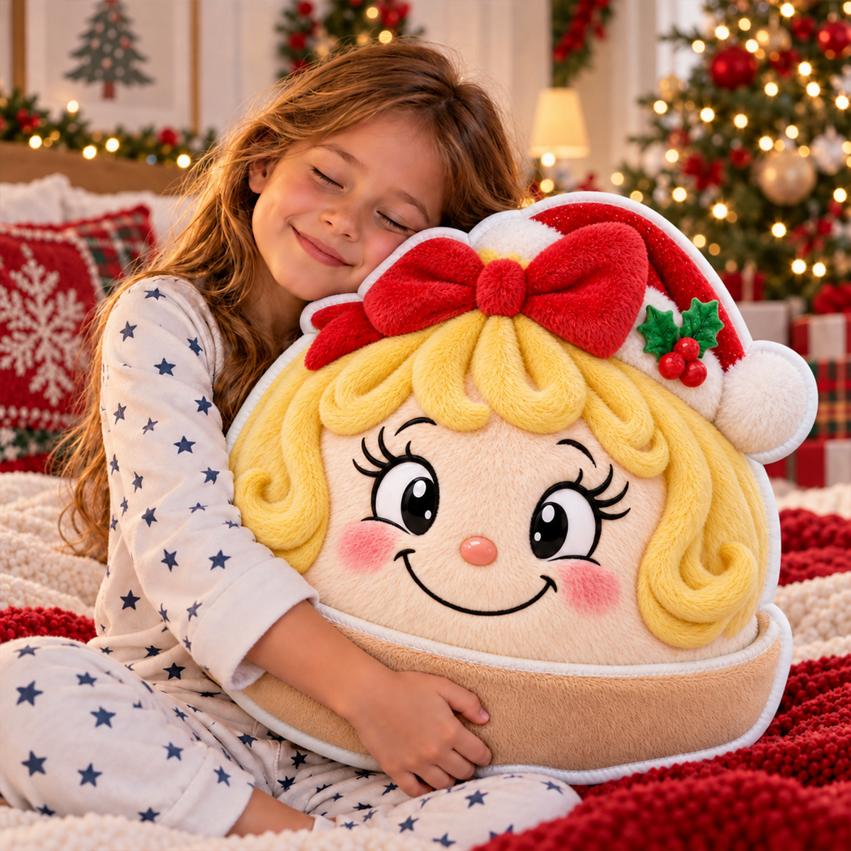 Merry Mischief Dumpling Pillow - Personalized Christmas Gifts 02huqn231026-Homacus