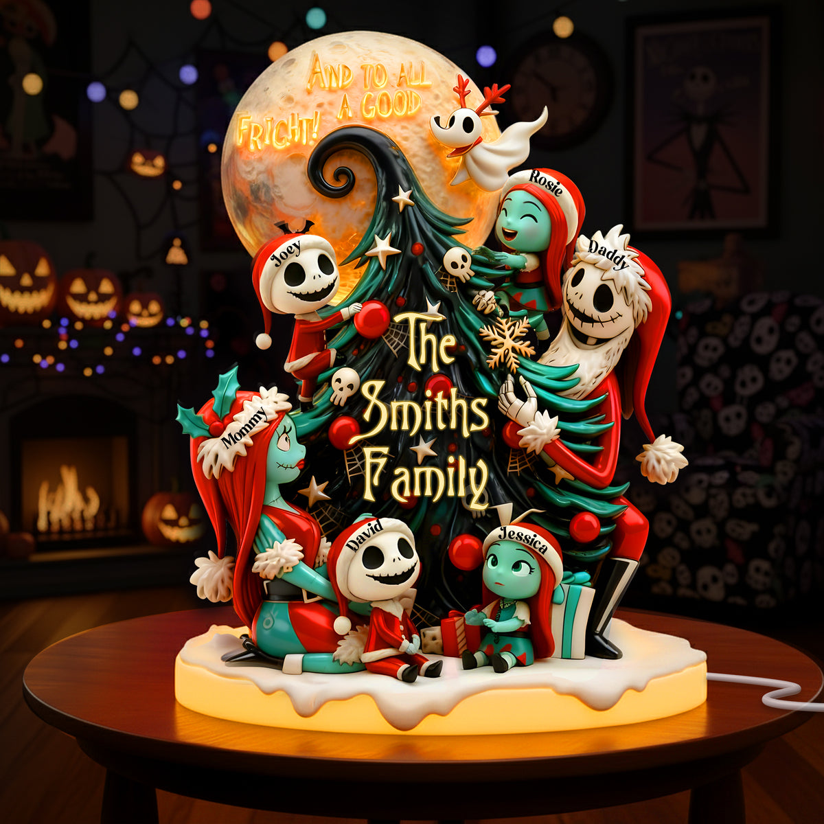 Good Fright Christmas Night Light Box - Personalized Gifts For Family 04QHLU051125-Homacus