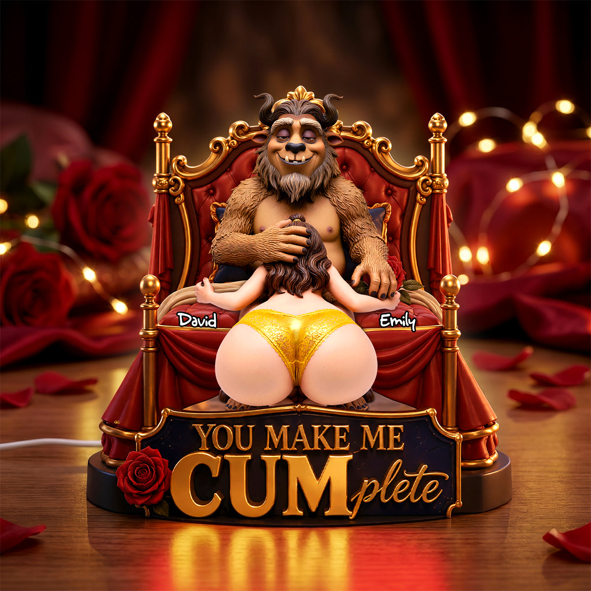 Naughty Couple Acrylic Light Box - Personalized Gifts For Couple 02todh230626-Homacus