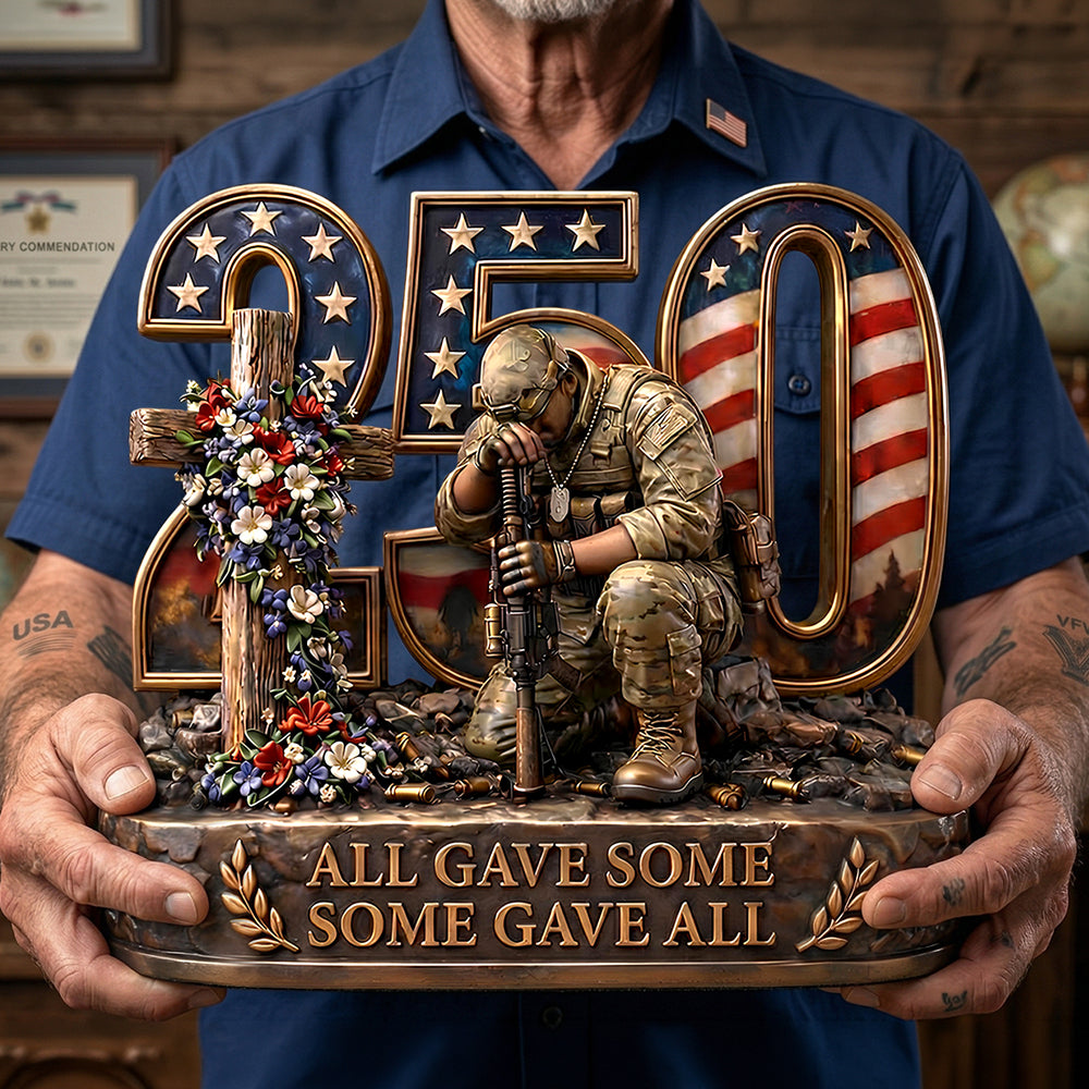 250 Memorial Tribute Acrylic Plaque Personalized Gifts For Veterans 02TYDT020326-Homacus