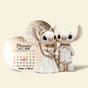 Cartoon Couple Acrylic Plaque - Personalized Gifts For Couple 05ohqn080725-Homacus