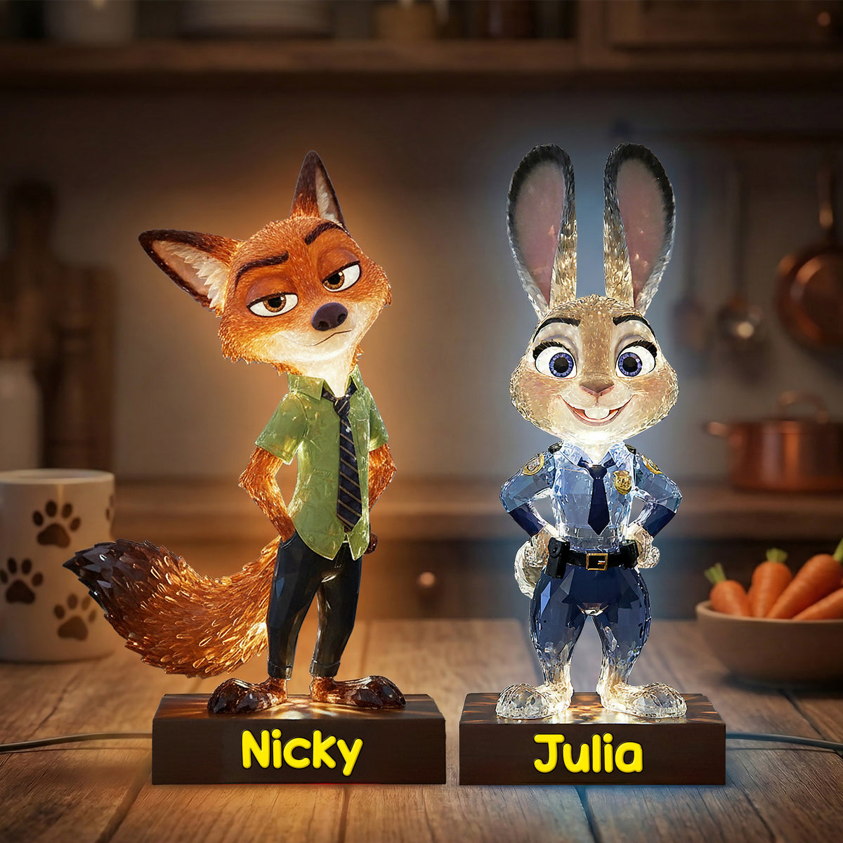 Funny Characters Acrylic Light Box - Personalized Gifts 02hymg121225-Homacus