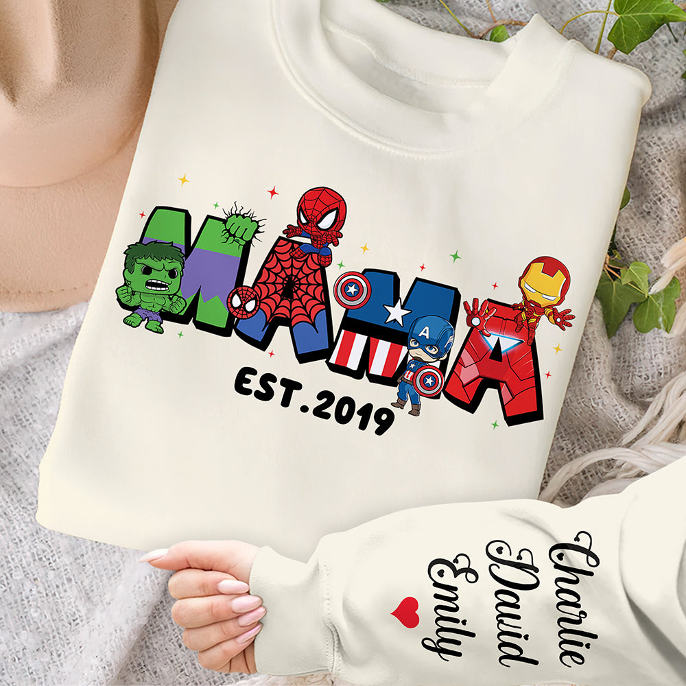 Personalized Gifts For Mom Shirt Mama Cartoon 01OHQN220325-Homacus