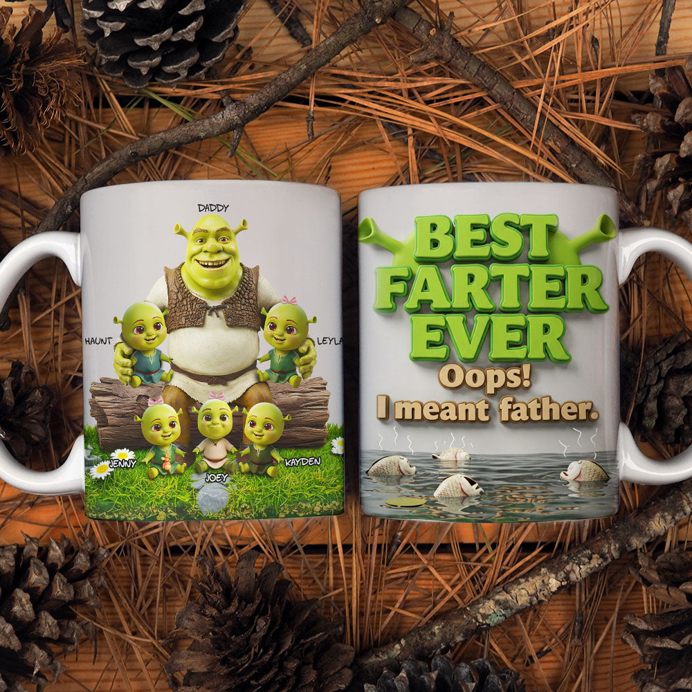 Best Farter Father Ever Coffee Mug - Personalized Gifts For Dad 03QHLU090525-Homacus