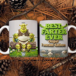 Best Farter Father Ever Coffee Mug - Personalized Gifts For Dad 03QHLU090525-Homacus