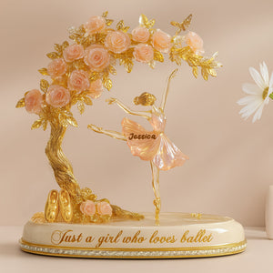 Dreamy Ballet Girl Acrylic Plaque - Personalized Gifts For Ballerina 03QHLU080725-Homacus