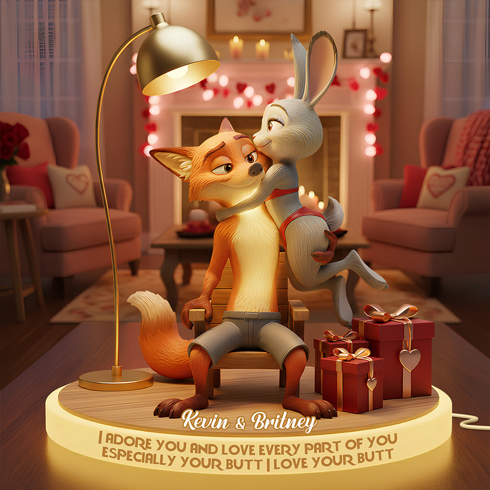 Wild Love Light Box Personalized Gifts For Couple 04OHDT081225