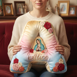 Faith Alphabet Pillow - Personalized Gifts for Loved Ones 03HUQN151225-Homacus