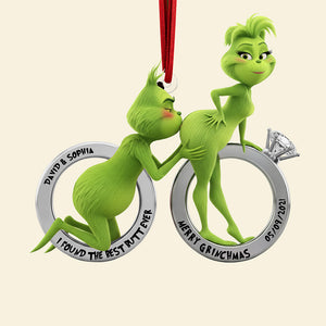 Naughty Couple Christmas Ornament - Personalized Gifts For Couple 05ohqn120925-Homacus