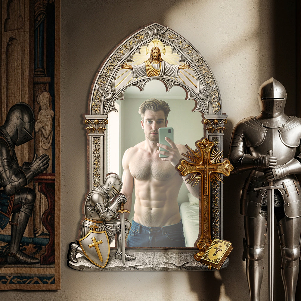 Armor & Prayer Wall Hanging Mirror Personalized Gifts For Christian 03HUDT260725-Homacus