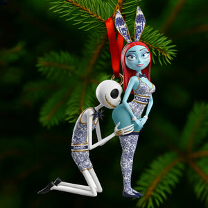 Playful Couple Christmas Ornament - Personalized Funny Gifts For Couple 06OHLU041025-Homacus
