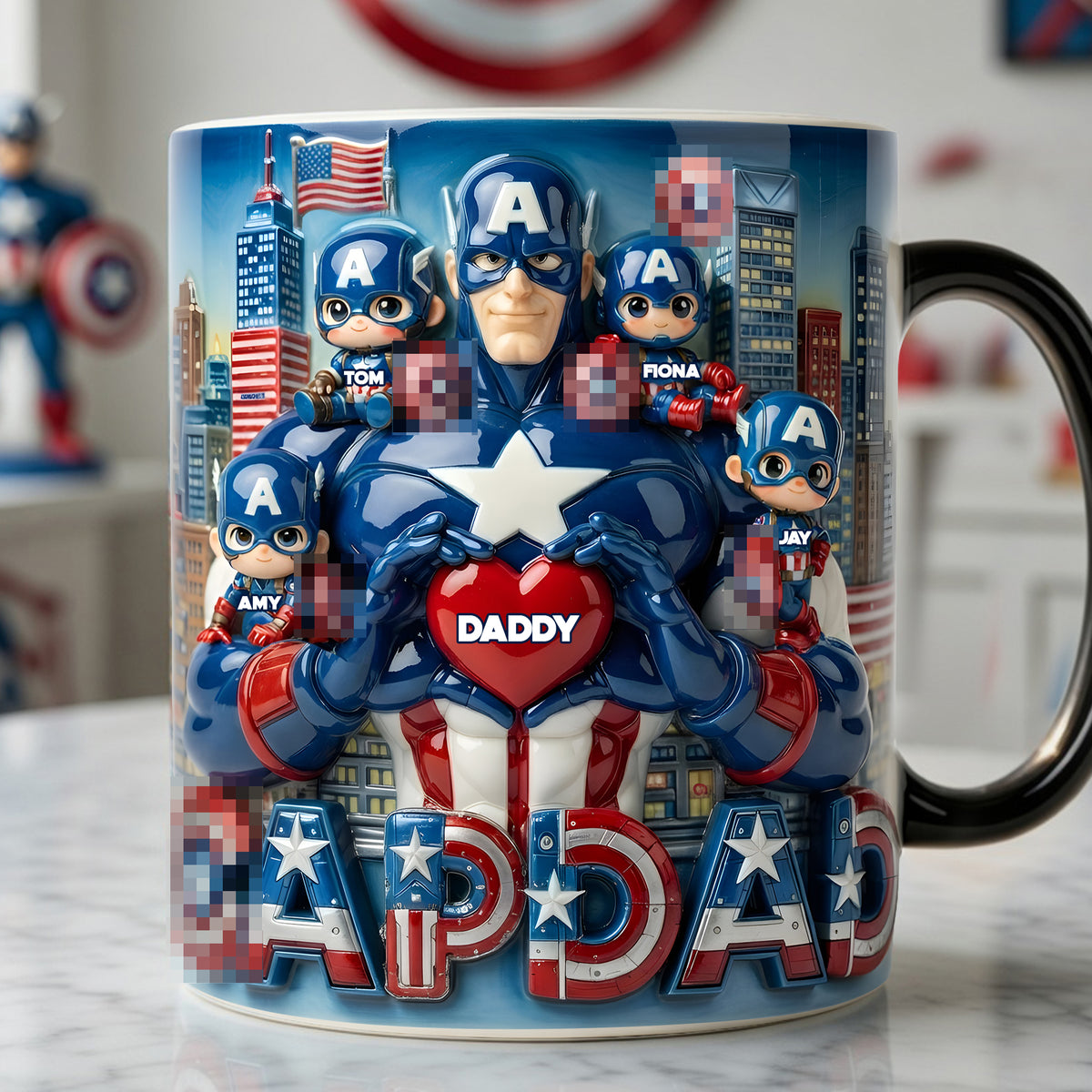 Shadow Hero Dad Magic Coffee Mug - Personalized Gifts For Dads 04OHLU160426-Homacus