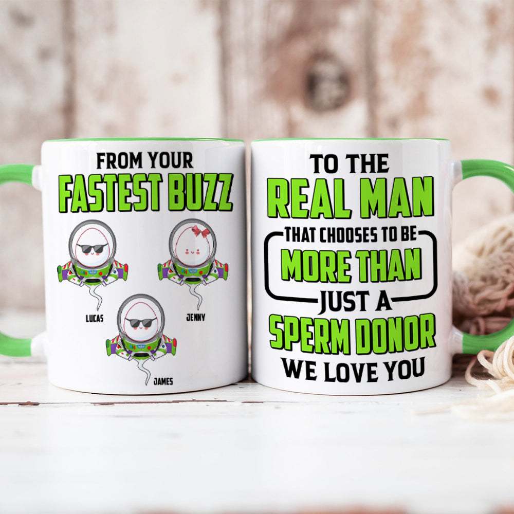 Funny Sperm Dad Accent Mug - Personalized Gifts For Dad 02PJTN190525-Homacus