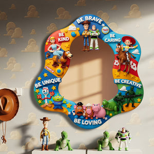 Adventure Awaits Wall Hanging Mirror Personalized Gifts For Kids 05NADT290725-Homacus