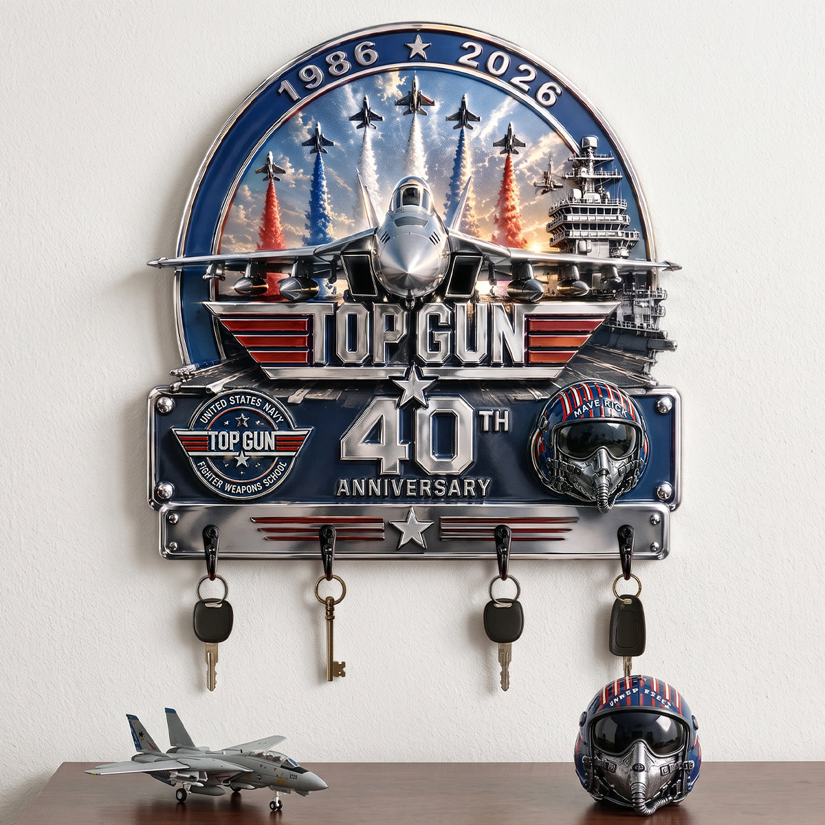 Sky Commander Key Hanger - Personalized Gift 02qhtn210726-Homacus