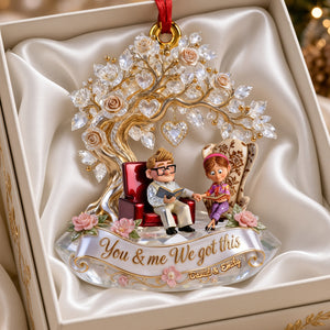 Eternal Reading Partners Christmas Ornament, Personalized Gifts For Couple 02qhdh210926