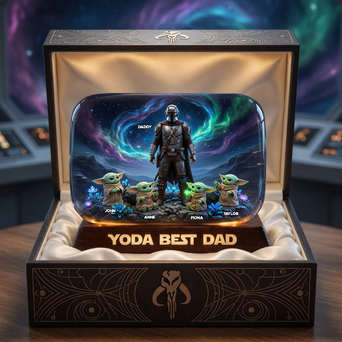 Our Galactic Hero Acrylic Plaque - Personalized Gifts For Dad 02TOLU290426-Homacus