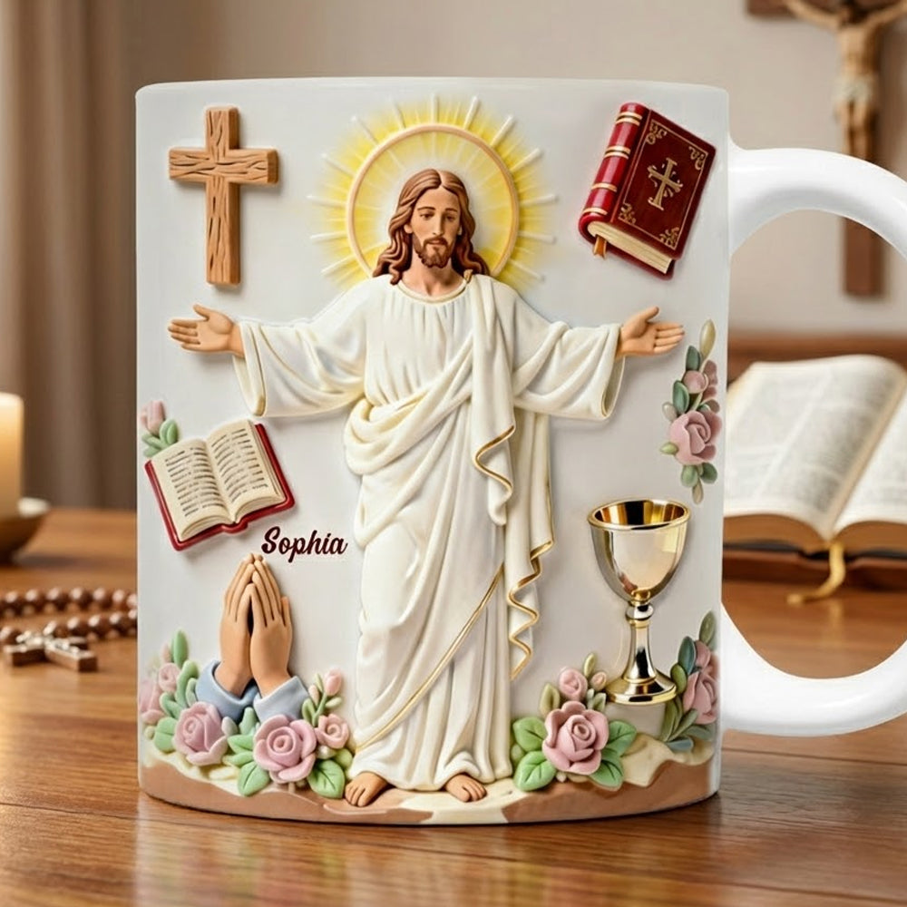 Faith In Christ Coffee Mug - Personalized Gift For Christian 05NATN311225-Homacus