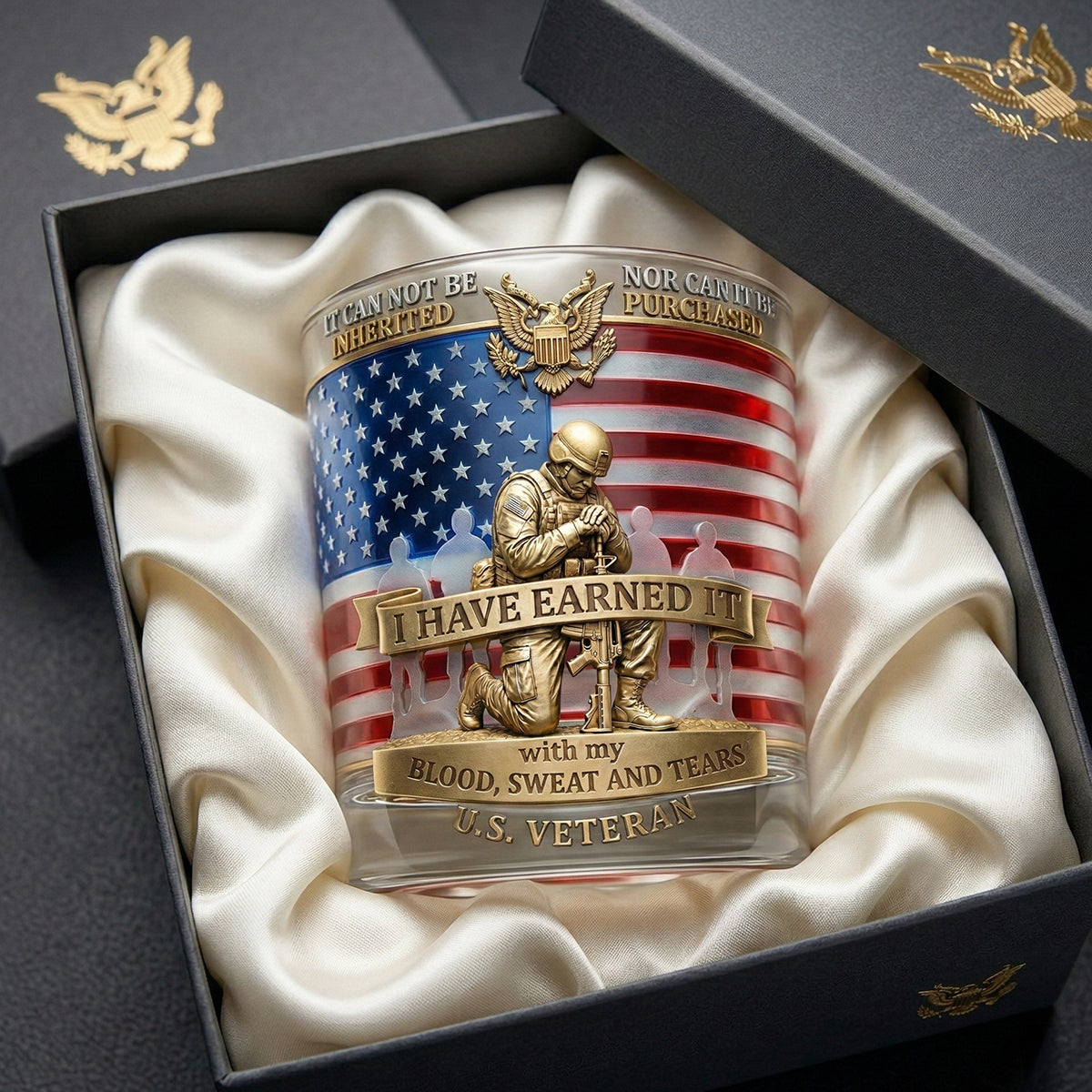 I've Earned It Decanter Set - Personalized Gifts For Veterans 01patn280226-Homacus