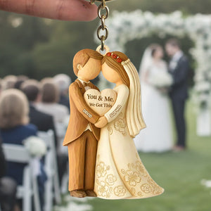 Personalized Gifts For Newlyweds Keychain 01totn261125-Homacus