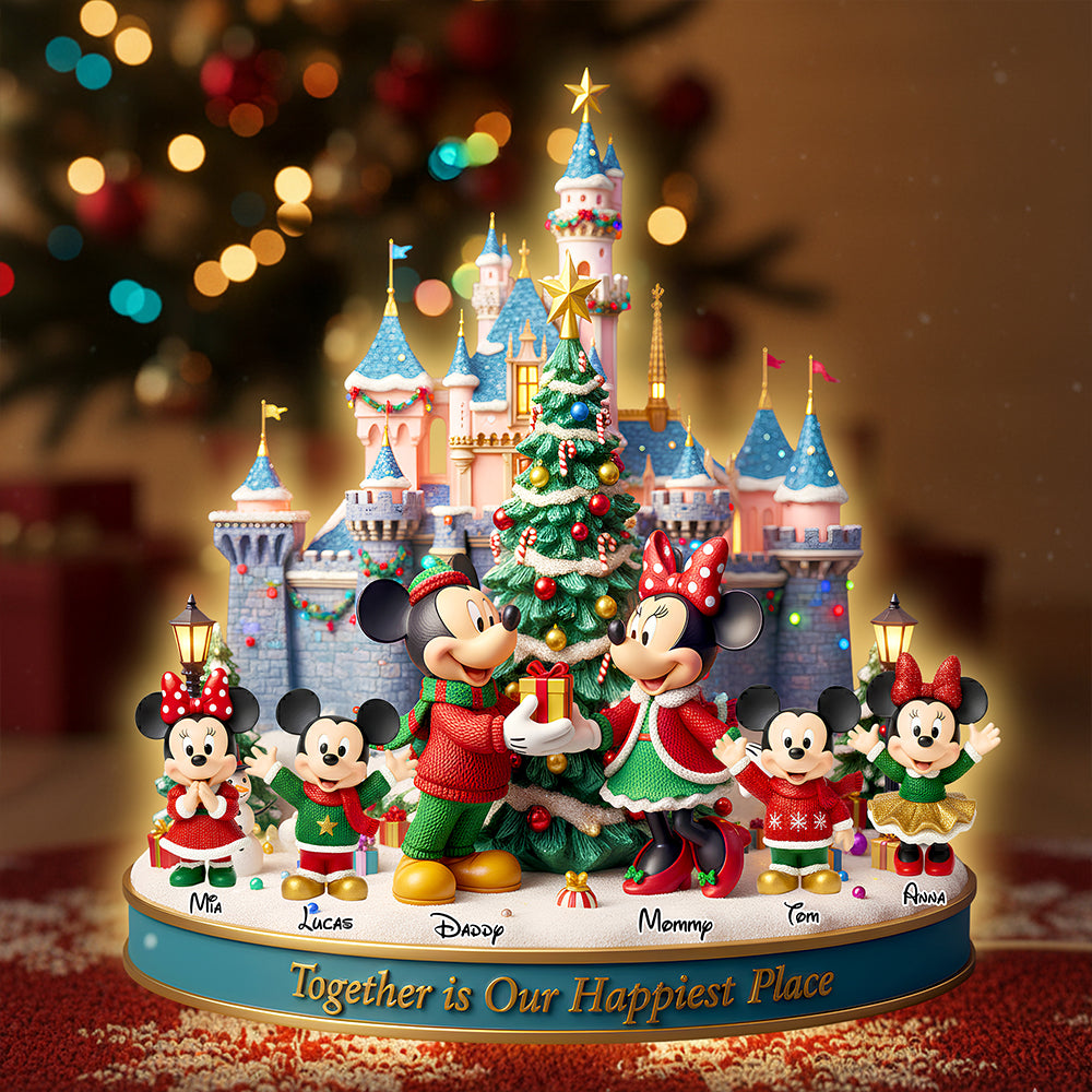 Happy Castle Light Box Personalized Gifts For Family 05PGDT041125